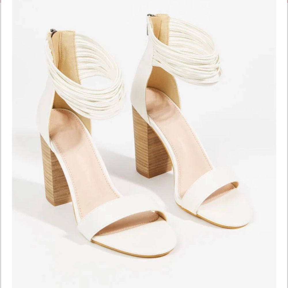 Altar’d State White Blair Heels